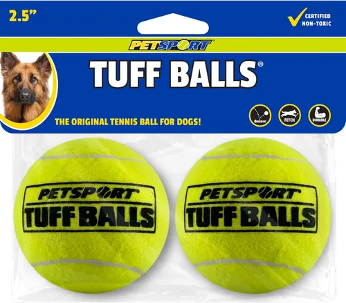 Miniatura 13 de PetSport Giant Tuff Ball - Pelotas de tenis gigantes para perros, ideales para aburrimiento y masticadores agresivos, pelotas de tenis para perros