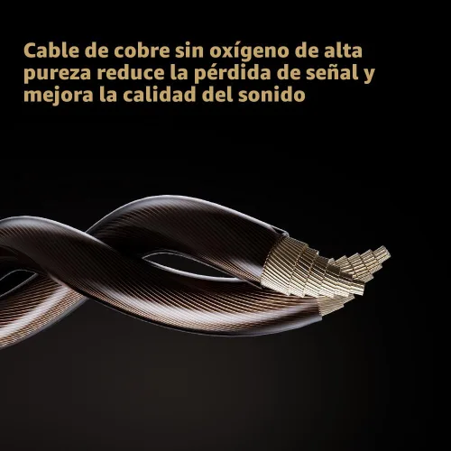 Miniatura 7 de Piluyaa Auriculares con cable para juegos IEM con 1DD, QKZ ENZO en el oído, auriculares de alta fidelidad, sonido de graves con nuevo controlador