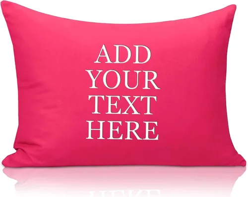 Fundas de almohada personalizadas para niños pequeños de 13 x 18 pulgadas, funda de almohada de microfibra cepillada súper suave y acogedora con