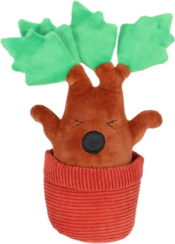 KIDS PREFERRED Harry Potter Mandrake - Animal de peluche con detalles trenzados y hojas arrugadas para bebés, niños pequeños y niños de 10 pulgadas