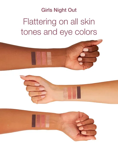 Miniatura 5 de Mineral Fusion Paleta de sombras de ojos – Cuatro tonos de polvo prensado en acabado mate, purpurina y brillo – Maquillaje de ojos vegano natural