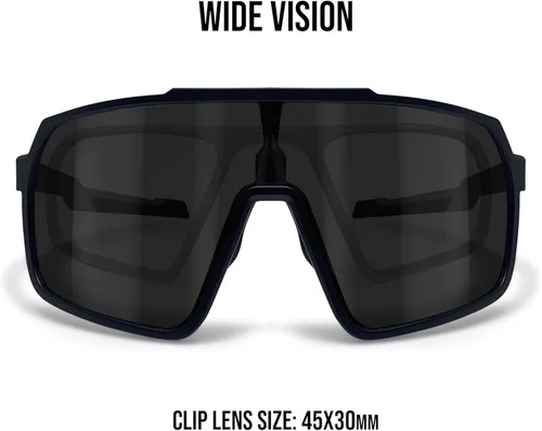Miniatura 3 de Bertoni Deportes Ciclismo MTB Gafas De Sol Hombres Mujeres Antivaho Lente Óptica RX Portador Acc. - GEMINI NUEVO Portador de lentes ópticas