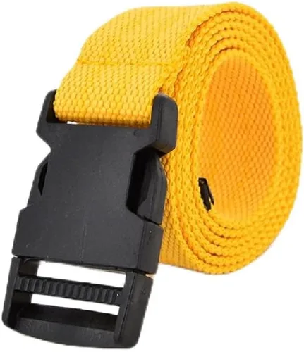 Miniatura 21 de AIBEARTY Cinturón de lona con hebilla ajustable, cintura larga para mujeres, hombres, adolescentes