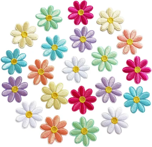 Miniatura 9 de 35 parches para planchar de Navidad, muñeco de nieve de Papá Noel, árbol de Navidad, parches bordados para ropa, sombreros, decoración y regalos
