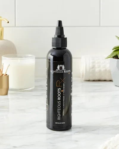 Miniatura 8 de Righteous Roots Rx - Aceite para el cabello - Refuerzo del crecimiento, antiencrespamiento y espesante para barba, cabello rizado, ondulado