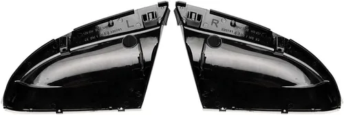 Miniatura 8 de Espejo lateral LED intermitente, luz de charco para conductor y pasajero, lente transparente para 68064948AA 68064949AA compatible con Dodge Ram