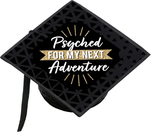 Miniatura 9 de Big Dot of Happiness Béisbol de graduación - Kit de decoración de gorra de graduación 2026 - Cubierta de gorra de graduación