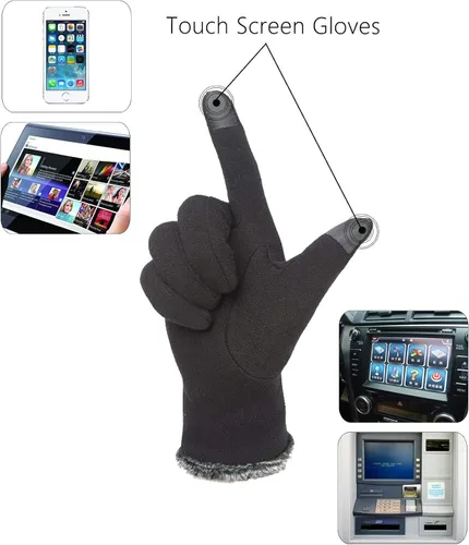 Miniatura 3 de Dimore Winter Gloves for Women with Touch Screen Fingers Warm Thick Texting