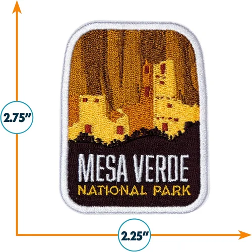 Miniatura 3 de Vagabond Heart Parche de Parque Nacional Mesa Verde - Recuerdo de Mesa Verde - Insignia de viaje para planchar