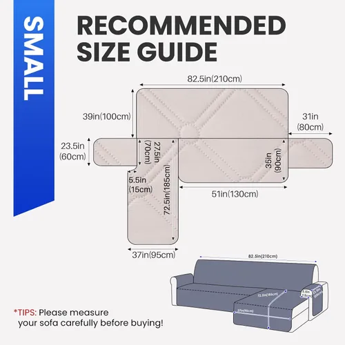 Miniatura 2 de XINEAGE Fundas 100% impermeables para sofá modular en forma de L, reversible, lavable, con botones de chaise plum flower, protector de muebles