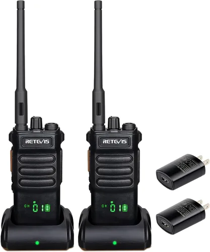 Miniatura 11 de Retevis Radio bidireccional RT86S de largo alcance, radio de emergencia Walkie Talkie con pantalla LCD, NOAA, alta potencia, radio de 2 vías GMRS