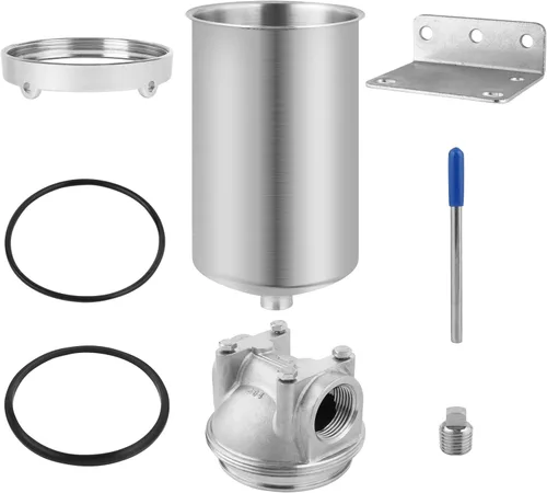 Miniatura 4 de NSF/ANSI 42 carcasa de filtro de agua para toda la casa, sistema de filtro de agua de sedimentos de 5 x 2.5 pulgadas para agua resistente, pozo