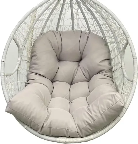 Miniatura 13 de Hamaca impermeable para silla de huevo, cesta colgante, cojines para silla de patio, asiento de huevo, almohadillas de almohada para interiores
