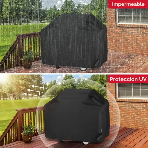 Miniatura 9 de Unicook Cubierta de parrilla de gas impermeable resistente al agua, cubierta de barbacoa de 65 pulgadas, material especial resistente a