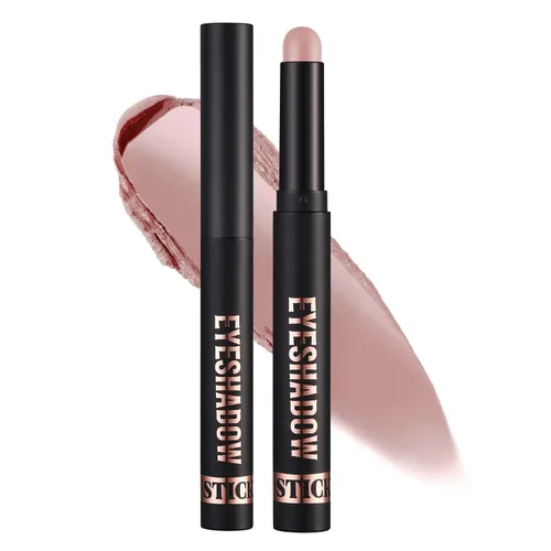 Miniatura 12 de Juego de barras de sombra de ojos, color crema mate para ojos, lápiz de ojos brillante, sombra de ojos impermeable, larga duración Conjunto B