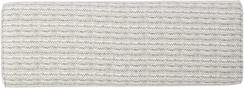Miniatura 4 de Christopher Knight Home Sade Mid Century - Otomana de tela bohemia, patrón de zigzag gris claro