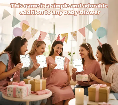 Miniatura 6 de Juegos de baby shower cultivados localmente, juego de bingo para bebés de Farmers Market para 30 invitados con tarjetas de juego, suministros