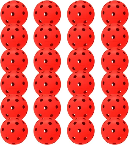Miniatura 25 de Paquete de 6 pelotas de pickleball deportivas para exteriores - 40 pelotas de pickleball - Bolas de pickleball de EE. UU. aprobadas por USAPA
