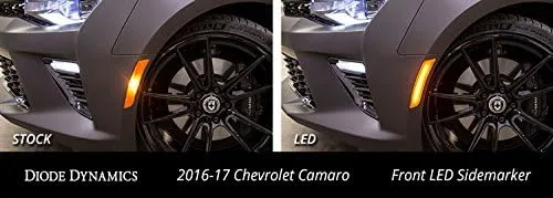 Miniatura 6 de Diode Dynamics Marcadores laterales LED ámbar/rojo compatible con Chevrolet Camaro 2016-2024