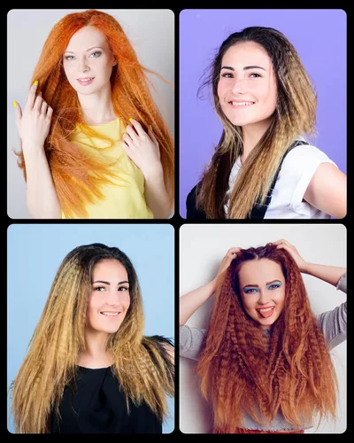 Miniatura 3 de Engarzadora de cabello para dar volumen, peinado esponjoso, plancha de pelo con placas de cerámica, herramienta de prensado para mujeres y niñas