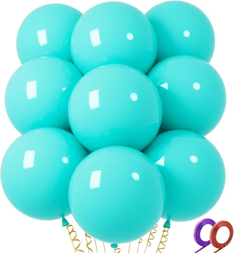 Miniatura 39 de 32 globos grandes de color verde claro de 18 pulgadas, globos redondos de látex grandes para decoración de cumpleaños y boda. C15-verde claro