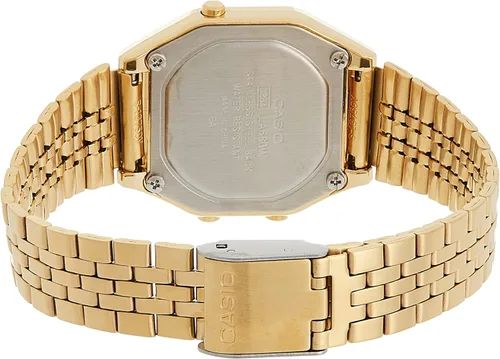 Miniatura 2 de Casio Reloj retro digital de tamaño medio para mujer LA-680WGA-1DF Oro Digital