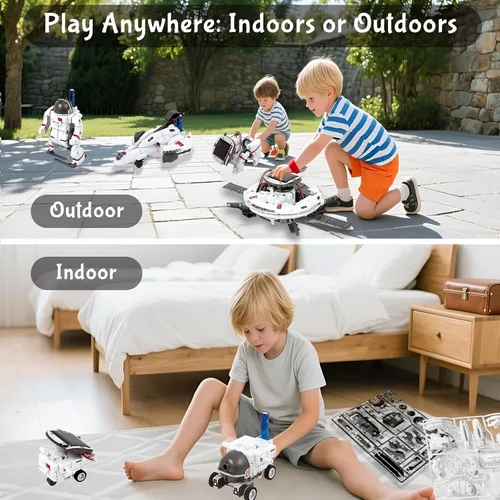 Miniatura 5 de 6-in-1 Solar Robot Building Kit for Boys Aged 8-13, Educational Robotic Toys for Kids, Science Kits STEM Toys Birthday Gifts for 8 9 10 11 12 Years