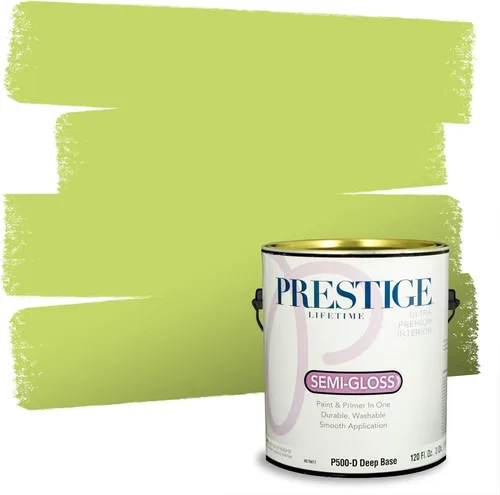 Miniatura 151 de PRESTIGE Pinturas Pintura interior e imprimación en uno, 1 galón, cáscara de huevo, aventura