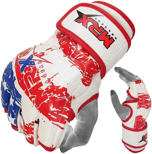 Miniatura 2 de MRX - Guantes de artes marciales mixtas para combate, boxeo, muay thai, guantes de entrenamiento para hombres y mujeres