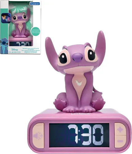 Miniatura 25 de Lexibook - Reloj despertador de dinosaurio con luz nocturna, para niños y niñas, con función de repetición, azul/verde - RL800DINO