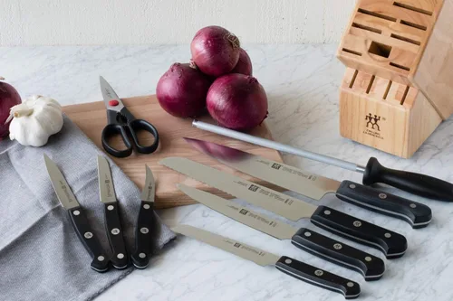 Miniatura 6 de ZWILLING Juego de 10 bloques de cuchillos gourmet Negro