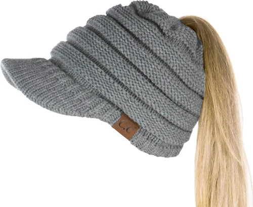 Miniatura 63 de Funky Junque - Gorro para mujer con ranura para cola de caballo