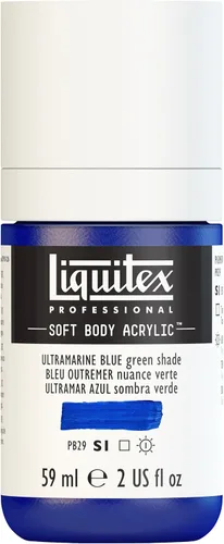 Miniatura 11 de Liquitex Professional Soft Body - Pintura acrílica, botella de 2 onzas (59 ml), blanco titanio Titanio Blanco