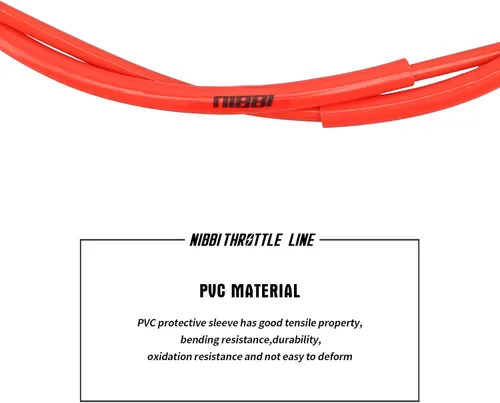 Miniatura 4 de NIBBI Cable de acelerador 93.5cm, Cable de acelerador ajustable universal de repuesto para motocicleta 36.8", Para Dirt Bike Pit Bike YAMAHA