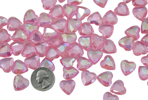 Miniatura 29 de Allstarco 200 unidades de 0.472 pulgadas (0.472 in) lila AB quilates acrílico diamante confeti AB revestimiento para mesa dispersión decoración
