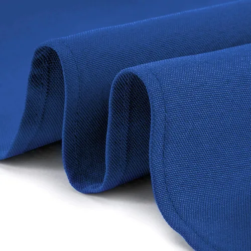 Miniatura 3 de Lann's Linens - Mantel rectangular de tela de poliéster de primera calidad para bodas, banquetes y restaurantes, Poliéster, Azul Royal Azul real