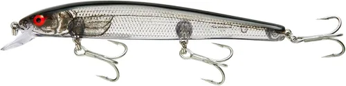 Miniatura 26 de Bomber Señuelos Long A Slender Minnow Jerbait Señuelo de Pesca a rayas (Baby Striper)