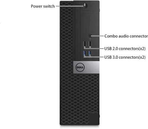Miniatura 4 de Dell Computadora de escritorio OptiPlex 7040 SFF, Windows 11 Pro, Core i5-6500, 8 GB de RAM, 256 GB SSD, USB WiFi, USB Bluetooth, mouse y teclado