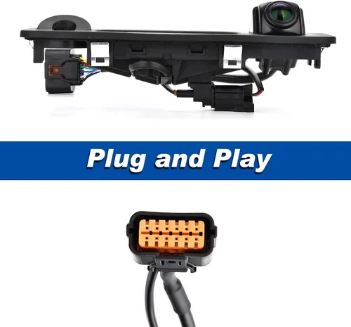 Miniatura 5 de Cámara de retrovisión trasera compatible con Hyundai Sonata 2015 2016 2017 Parking Park Assist Camera Reemplaza # 95760-E6201