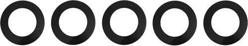 Miniatura 12 de Anillos de plástico de 10 pulgadas, anillo de luz empotrado para luces de lata, accesorio de iluminación multicolor en blanco o negro