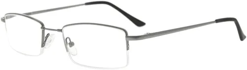 Miniatura 8 de Eyekepper Anteojos de lectura con bisagras de resorte con puente de titanio de memoria flexible para hombres y mujeres (negro, +0.50)