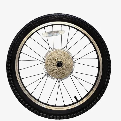 Miniatura 8 de ZiZZO Campo Bicicleta plegable de 20 pulgadas con vástago ajustable de 7 velocidades, marco ligero Negro