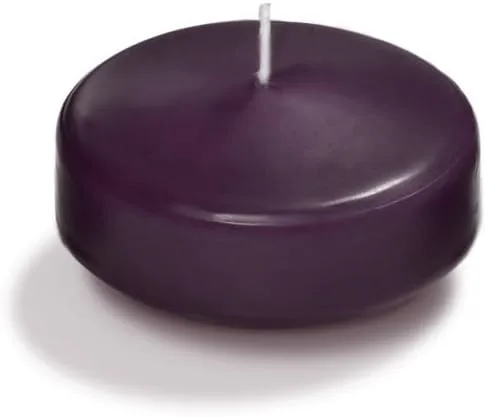 Miniatura 75 de yummi Caja de 18 velas flotantes color rojo rubí de 3 pulgadas