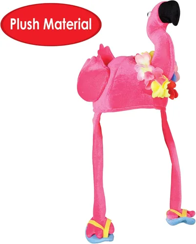 Miniatura 2 de Accesorio de fiesta de sombrero de flamenco de felpa (1 unidad) (1/paquete)