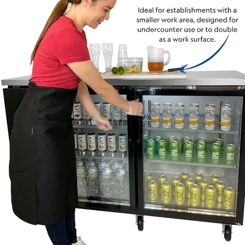 Miniatura 4 de fse MBB-6024G Bar Refrigerador, 60.75 pulgadas de ancho x 24 pulgadas de profundidad x 35.5 pulgadas de alto, negro