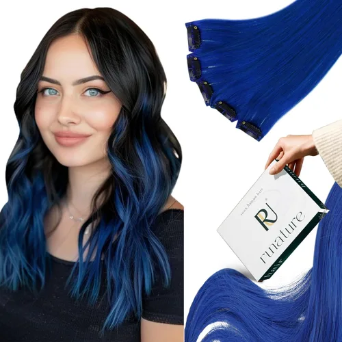 Miniatura 35 de RUNATURE Extensiones de cabello humano con punta en I Tip de 18 pulgadas, extensiones de cabello natural Remy para mujer, extensiones de cabello
