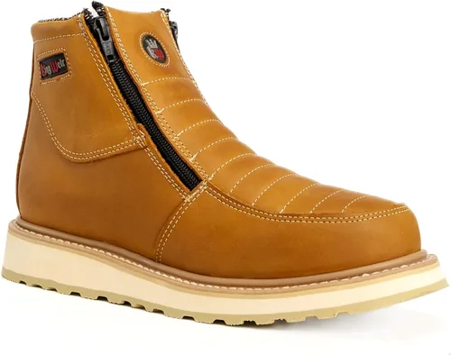 Miniatura 2 de King Welt Ultra Flex 6 "339 cremallera doble densidad ligero hombres botas de trabajo Habana