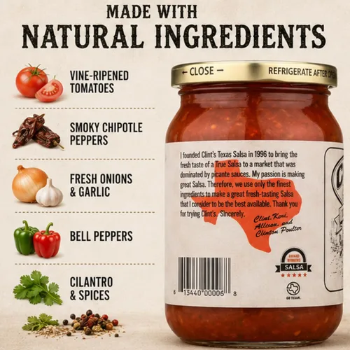Miniatura 7 de Clints Chipotle de salsa 16 oz (paquete de 6)