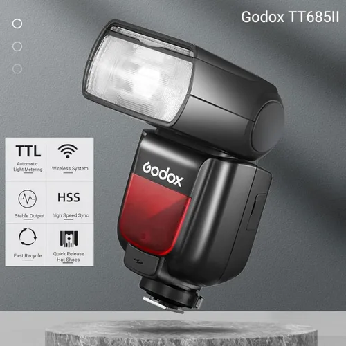 Miniatura 3 de Godox TT685II TT685II-C Flash para Canon, Flash externo inalámbrico 2.4G Speedlite 1/8000s HSS, conversión instantánea TCM, bloqueo de liberación