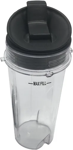 Miniatura 2 de Paquete de dos vasos de 16 onzas (16 onzas) con tapa para sorber y sellado, para la serie Nutri Ninja